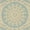 Aqua, variant on Unique Loom Outdoor Botanical Collection Area Rug - Medallion (2' 2" x 3' 1" Rectangle Aqua/Beige)