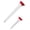 Red Circular, variant on Yammee Low Friction Golf Simulator Tees Professional Practice Tool Light Weight Plastic Step Down Golf Tees Training Equipment
