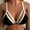 Black, variant on Alluring Women Cage Bra Elastic Cage Bra Strappy Hollow Out Bra Bustier