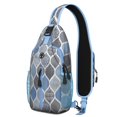 thumbnail image 1 of Colorful Artistic Sling Bag Abstract Boho Crossbody Daypack Lightweight and Durable, 1 of 6
