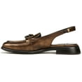 thumbnail image 3 of Naturalizer Women's Frances Slingback Chain Detail Loafer Chestnut Brown Leather 9W, 3 of 5