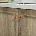 thumbnail image 4 of Goo-Ki 6 Pack Drawer Pulls Stylish Cabinets Knobs Modern Dresser Drawers Pulls Handles Antique Copper Kitchen Hardware Furniture Cupboard Pulls with Screws, 4 of 7