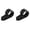 Black*2, variant on R-Type Cable Clamp,Cable Management Cord Organizer,Nylon Wire Management Clips,Plastic Screw Mounting Cord Fastener,Screw-On Cord Fastener for Home,Office,and Industrial Use(White*2)