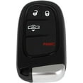 thumbnail image 5 of CCIYU 1 X Flip Key Fob Uncut Blade (SHELL CASE) 4 Buttons Replacement for fits 2014-2018 for Jeep for Cherokee /for Dodge for Ram 1500 2500, 3500 4500 (GQ4-54T) with FCC: GQ4-54T / 5th Gen / GO4-54T, 5 of 6