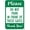 Warning Sign 1, variant on No Parking Signs - 8"x12" Rust Free Aluminum UV Protected Sign, Durable Parking Decor for Home Farm Store Garage Club Bar Kitchen Pub Gift