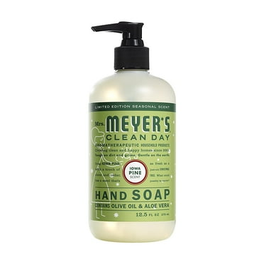 Mrs. Meyer's Clean Day Liquid Hand Soap, Cruelty Free and Biodegradable Formula, Iowa Pine Scent, 12.5 oz- Pack of 2
