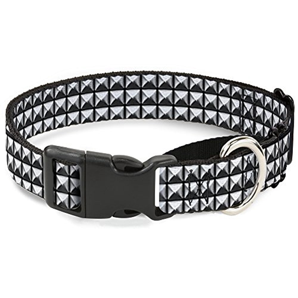 Buckle-Down Martingale Dog Collar - Studs - 1" Wide - Fits 15-26" Neck Size - Large
