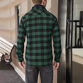 thumbnail image 6 of Boys Plaid Shirts Long Sleeve Button Down Flannel Shirt Casual Tops Comfy Lapel Checkered Shirt Tops For Kids,Flannel Shirt Boys 14-15 Years, 6 of 7
