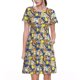 thumbnail image 1 of Balery Sicilian Style Vestidos sueltos de manga corta para mujer, vestidos de verano 2025, vestidos casuales de corte A con vuelo., 1 of 6