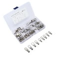 65Piece Heavy Duty Copper Wire Lug Terminal Set for Vehicle, Boat