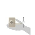 thumbnail image 2 of Schlage Lock Company F51AMER619CEN F51A MERANO 619 CEN Century Deco Rose Entry Door Lock Satin Nickel, 2 of 2