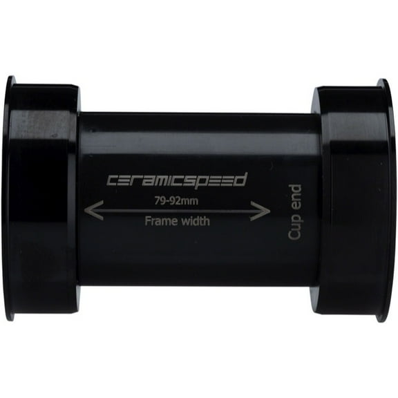 CeramicSpeed Shimano HT II 24mm Coated Bearing Races BB386 EVO Bottom Bracket