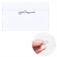 thumbnail image 6 of 20 Pack Clear Plastic ID Badge Holders with Pins and Inserts, PVC Card Sleeves for Events Offices Meetings and Access Cards, 3.54 x 2.13 Inch Holder Format, 6 of 6