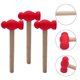 thumbnail image 3 of 3pcs Wooden Hammer Toys Simulation Hammers Maintenance Tools for Kids Children, 3 of 3