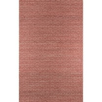 Momeni Bengal Jute and Cotton Hand Woven Red Area Rug 3'6" X 5'6"
