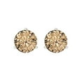 thumbnail image 3 of Clara Pucci 4Ct Synthetic Yellow Moissanite Round Cut VVS1 Screw Back Stud 18k Solid hypoallergenic Gold Designer Earrings For April, 3 of 7