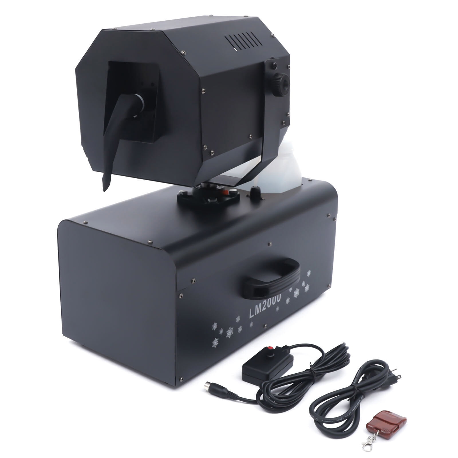 2000W 90° Rotatable Snow Flake Maker Remote Control Snowflake Effect Machine Stage for Parties Stage Decorations