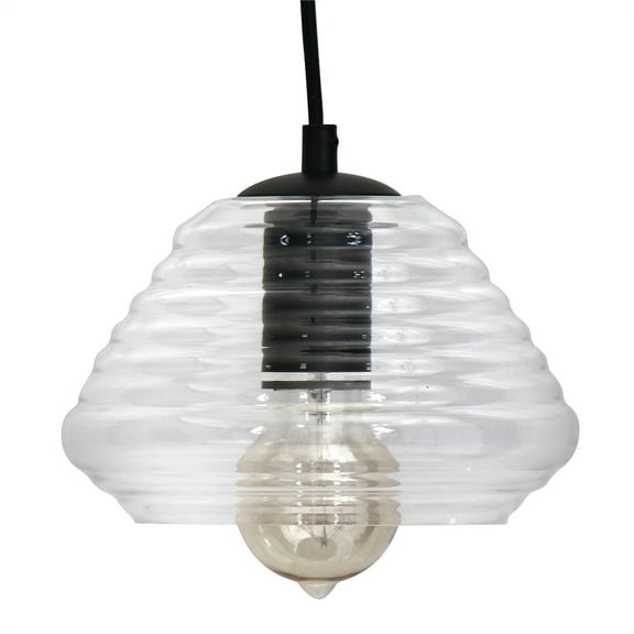 LumiSource Clear Torus Triangle Pendant Lamp