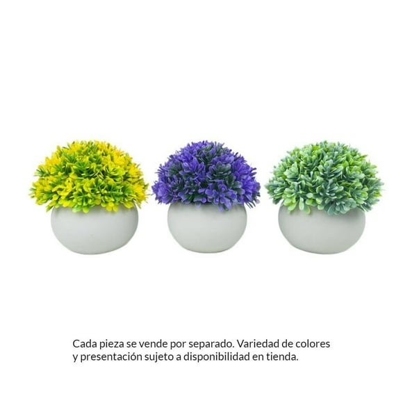 Planta Artificial Mainstays En Maceta, Multicolor