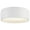 White, variant on Kuzco Lighting Fm82106 Savile 6" Wide Flush Mount Drum Ceiling Fixture - White