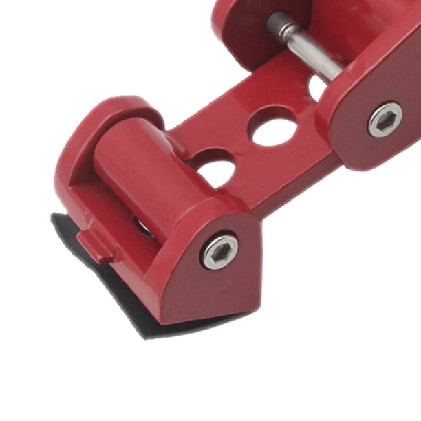 Campana De Cierre 2 pestillos de capó izquierdo/derecho Alufer para Jeep Wrangler JK 2007-2018 (rojo) Ndcxsfigh Accesorios para autos y motos