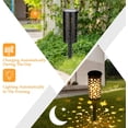 thumbnail image 3 of Luces solares para jardín 6 Piezas Luces solares para exteriores Luz LED solar impermeable para exteriores Luces solares para jardín Decoración para camino Camino Patio Césped Paisaje Fiesta de Navid JAMW Sencillez, 3 of 5