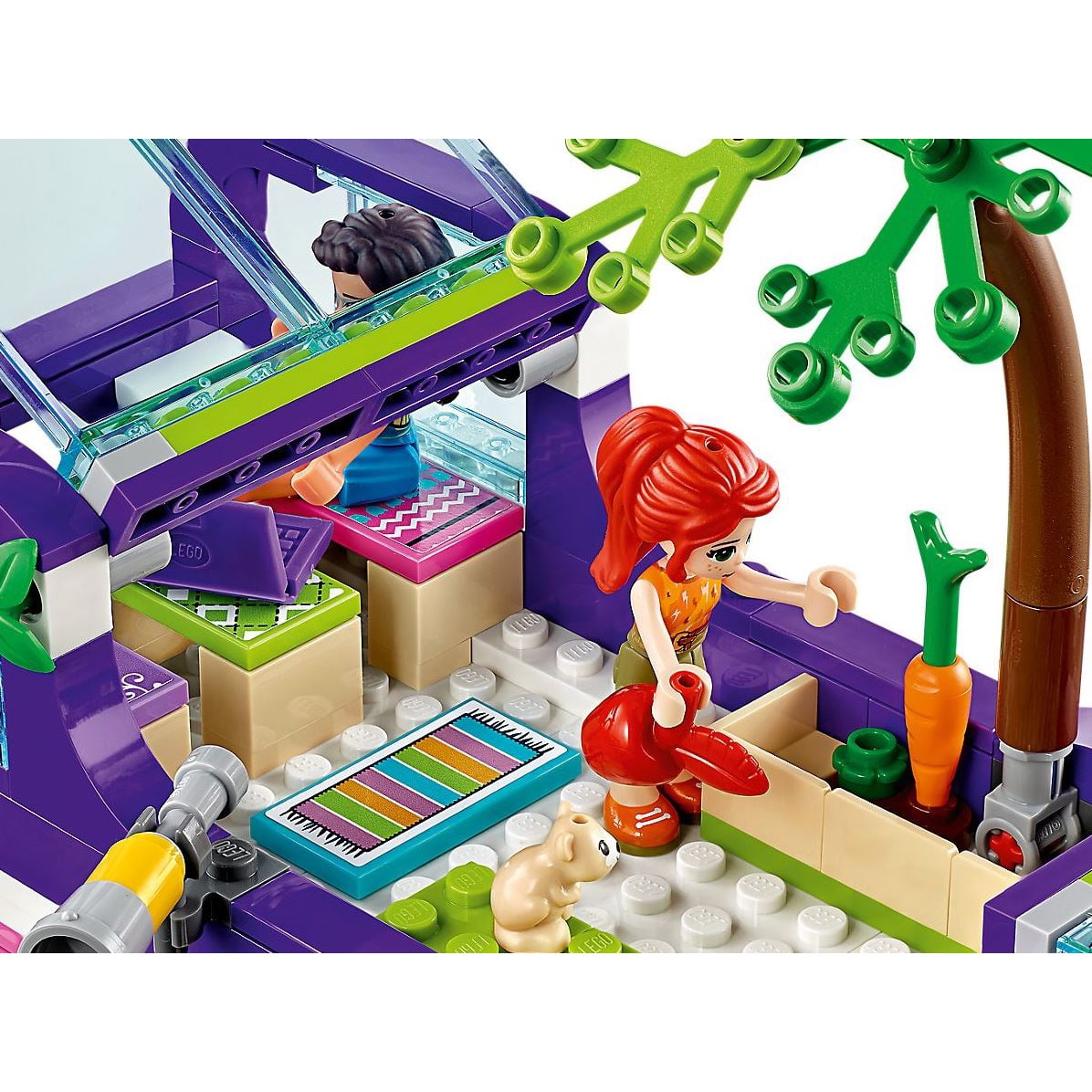 LEGO Friends 41395 Friendship Bus 778 Piece Block Building Set with 3 Characters Walmart