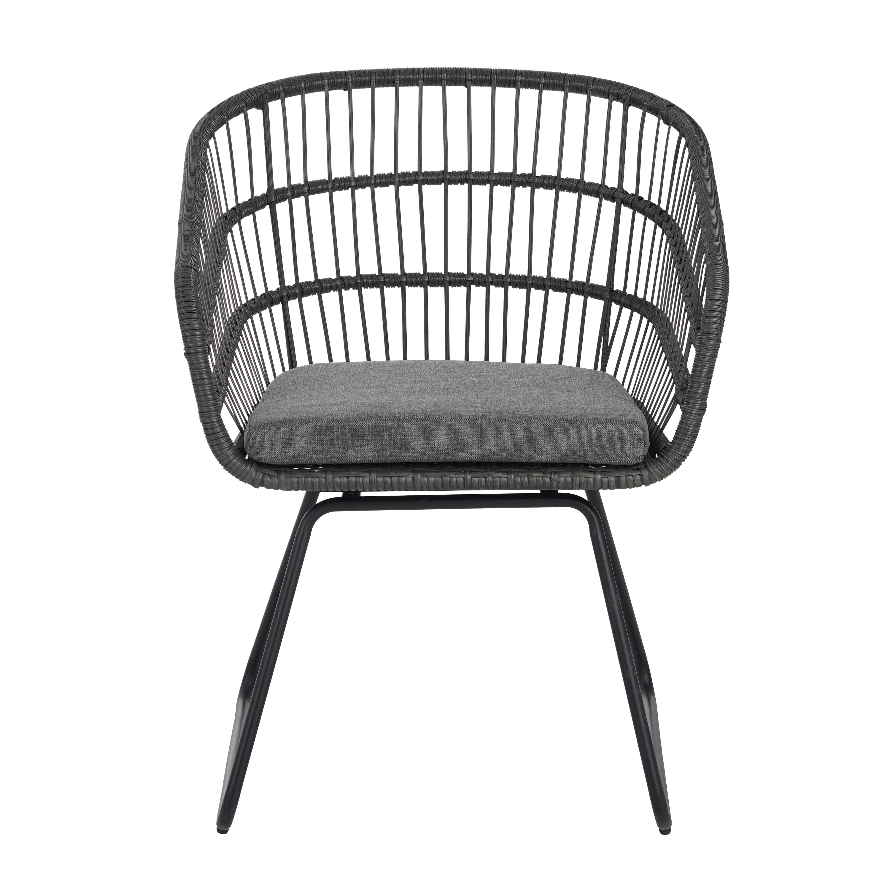 Euroco TERRY CHAIR,2PCS with 2 Cushions,Gray