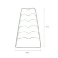 thumbnail image 4 of Organize It All 6-Shelf Cabinet Rack Lid Organizer, 10.6 x 4 x 16.6 inches, White, 4 of 7