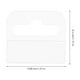 thumbnail image 2 of IDEANATEGRATE 100Ud Etiquetas Transparentes Adhesivas Para Colgar Con Material Resistente Y Duradero, 2 of 8