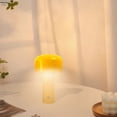 thumbnail image 1 of Vaidha Mushrooms Lamp Living Room Bedroom Bedside Night Light Wind Net Red Feel Decorative Table Lamp Three Colors Changing Light Infinitely Dimmable, 1 of 6
