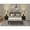 Black, variant on East West Furniture 3 Piece Kendall Queen Size Bedroom Set - Black