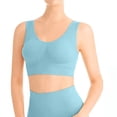 thumbnail image 6 of 3-Pack Seamless Sports Bra Wirefree Yoga Bra with Removable Pads for Women, 6 of 7