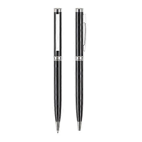 2 pcs Luxury Retractable Ballpoint Pen Black Ink 0.5 mm Tip for Men Women Professional Boss Office for Creative