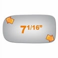 thumbnail image 2 of Flat Driver Side Power Replacement Mirror Glass for 98-03 Jaguar Vanden Plas W/O Baking Plate, 2 of 4