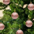thumbnail image 6 of RBCKVXZ Vintage Christmas Balls Ornaments, 2.36"/60mm 6 PCS Christmas Tree Balls Pandent Shatterproof Christmas Decorations for Xmas Tree Holiday Party Wreath Home Decor, 6 of 6