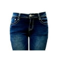 thumbnail image 5 of Jack David Rhinestone Studs Dark Wash Denim Flap Pocket Bootcut Jeans, 5 of 6