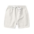 thumbnail image 5 of 3-Pack Girls' Casual Shorts Elastic Waist Cotton Play Short Pants with Cute Bow Detail Stretchy Comfortable Summer Lounge Activewear Multipack Toddler Bottoms, 5 of 8