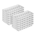 thumbnail image 1 of Sterilite BPA Free Flexible Stacking Home Ice Cube Mold Tray, White (12 Pack), 1 of 6