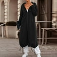 thumbnail image 5 of Women's Loose Zippered Long Cardigan Sweatershirt Jacket Womens Cardigan Petite Holiday Outfit Open Cardigans for Women plus Size Womens Knit Cardigan Sweaters Sweaters for Women Fall Sweaters for, 5 of 6