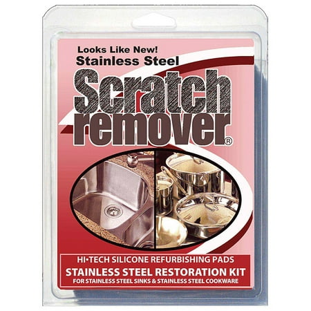 SIEGE SCRATCH REMOVER PADS for Stainless Steel Sinks & Cookware Restoration (Best Furniture Scratch Remover)