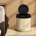 thumbnail image 4 of Desktop Waste Garbage Bin, Desktop Trash Can Flip Lid  For Bedroom, 4 of 8