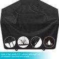 thumbnail image 4 of BBQ Grill Cover, Oxford Fabric Barbecue Cover Rainproof UV Protection Grill Covers Outdoor Garden Grill Protector for Weber, Brinkmann, Char Broil, 4 of 9