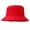 Red, variant on Womens Bucket Hats Vintage Cotton Eyelet Breathable Basin Hat Unisex Outdoor Travel Daily Sunshade Caps