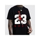 thumbnail image 1 of Number 23 Jumpman Tribute T-Shirt – Clean Retro Basketball Tee with iconic Dunk Pose and Bold Typography for Hoopers & Fans graphic tees men funny shirts,Tee, 1 of 7