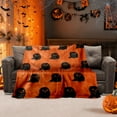 thumbnail image 6 of Halloween Double-Sided Blanket, Polyester Soft Throw, Sofa/Bed/Living Room/Travel Blanket, Halloween Themed Decor Blanket(59.06×51.18in), 6 of 7