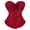Halloween corset - RD2, variant on Gyujnb Women's Strapless Floral Jacquard Overbust Corset Ruffle Boned Waist Cincher Gothic Witch Halloween Bustier Top,3XL