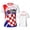 5, variant on Croatia Flag Men Sports T-shirt Women Tees jersey for Soccer Football Running Bike Tennis Fitness Fans