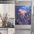 thumbnail image 6 of Dishwasher Sticker Magnetic Dishwasher Sticker Magnetic Decorative Sticker Refrigerator Sticker Dishwasher Decorative Stickers Blue Jellyfish Glow, 6 of 6