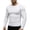 White, variant on Guluxicc Gym Shirts for Men Classic Fit Solid Long Sleeve Workout Shirts Summer Athletic Shirts